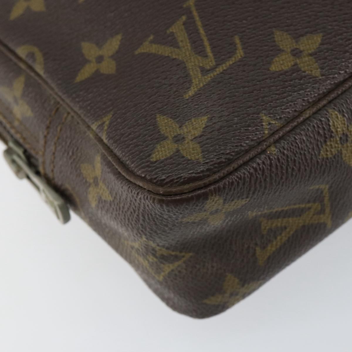 LOUIS VUITTON Monogram Trousse Toilette 23 Clutch Bag M47524 LV Auth th6508