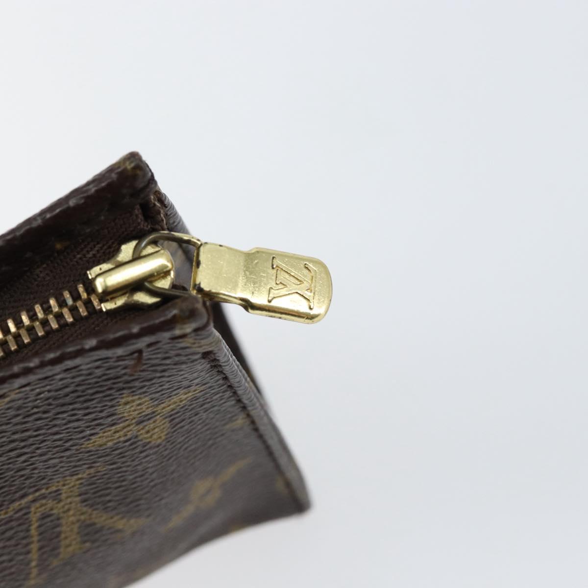 LOUIS VUITTON Monogram Poche Toilette 15 Pouch M47546 LV Auth th6509