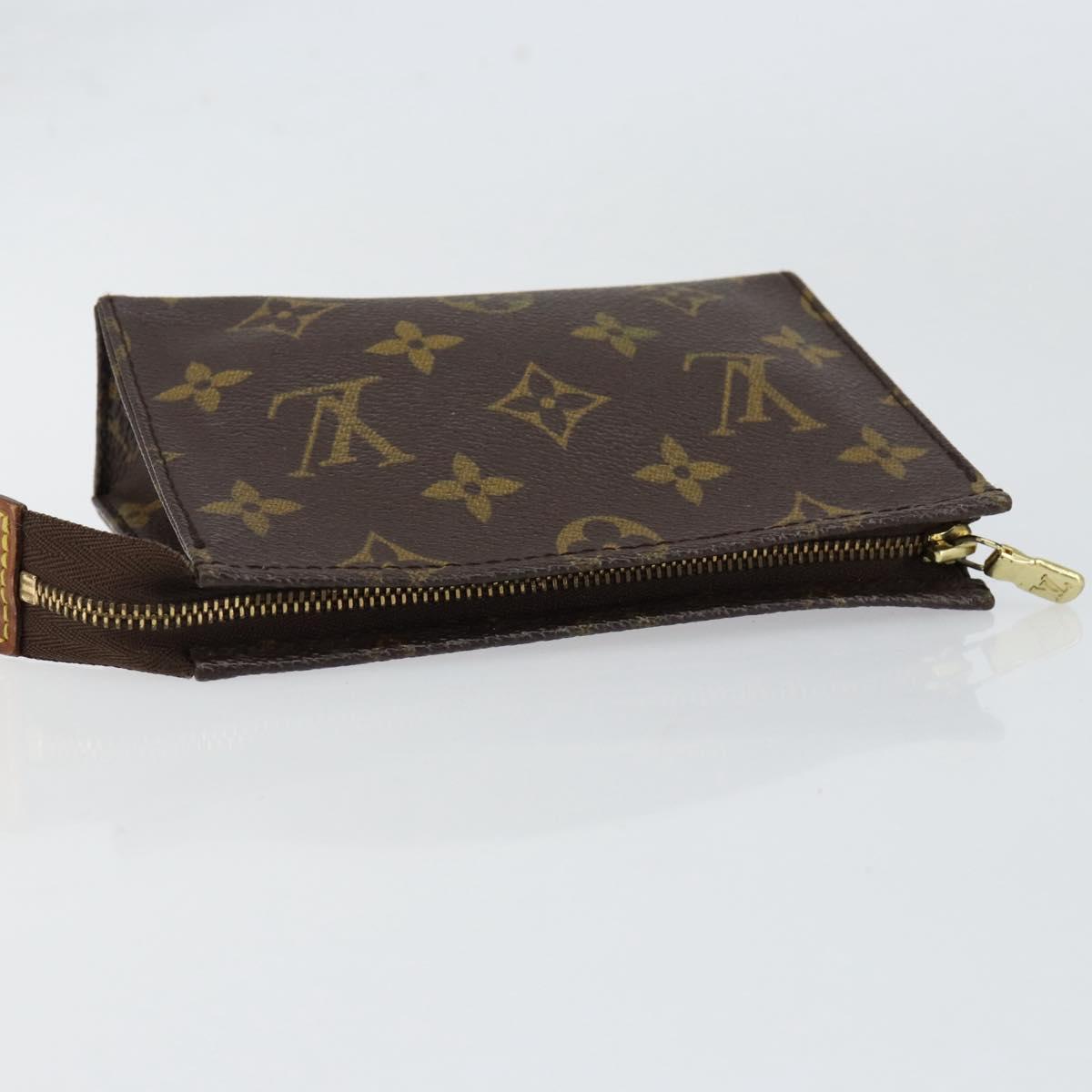 LOUIS VUITTON Monogram Poche Toilette 15 Pouch M47546 LV Auth th6509