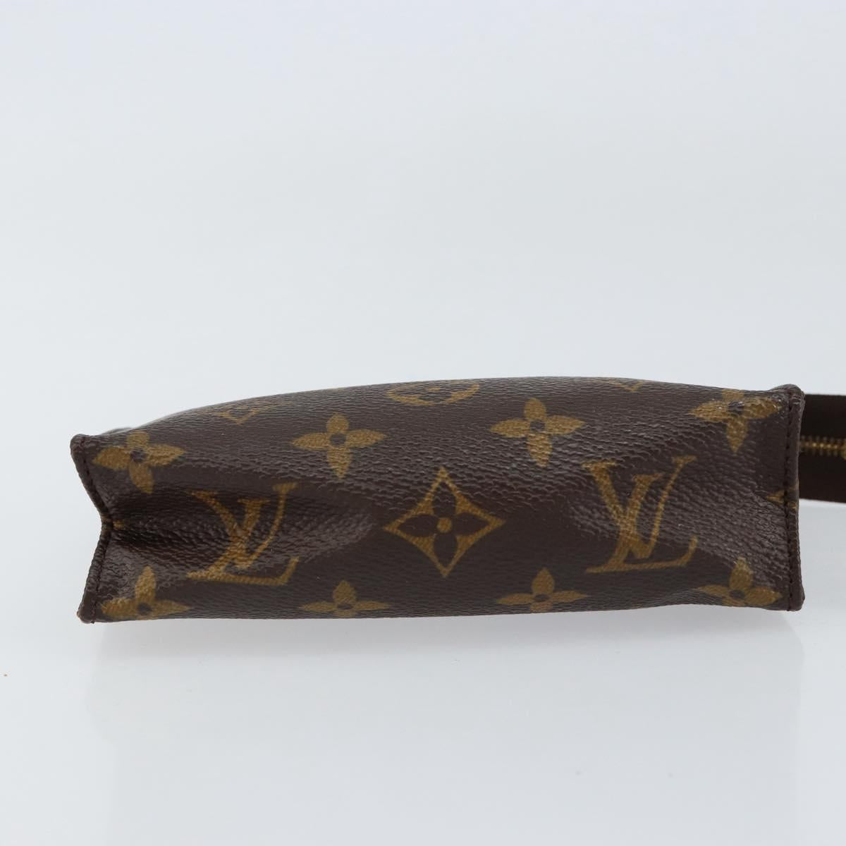 LOUIS VUITTON Monogram Poche Toilette 15 Pouch M47546 LV Auth th6510