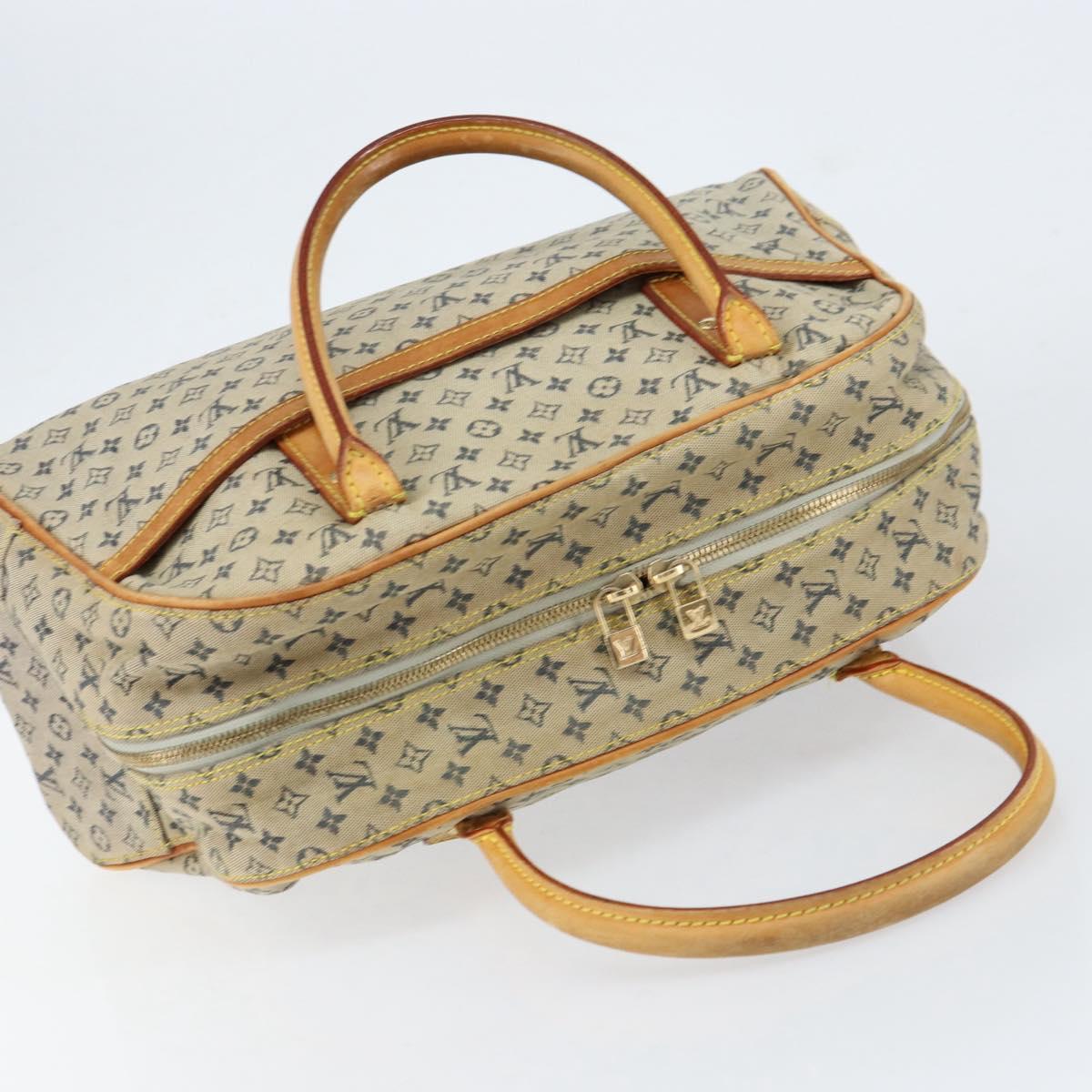 LOUIS VUITTON Monogram Mini Marie Hand Bag Blue M92003 LV Auth th6511