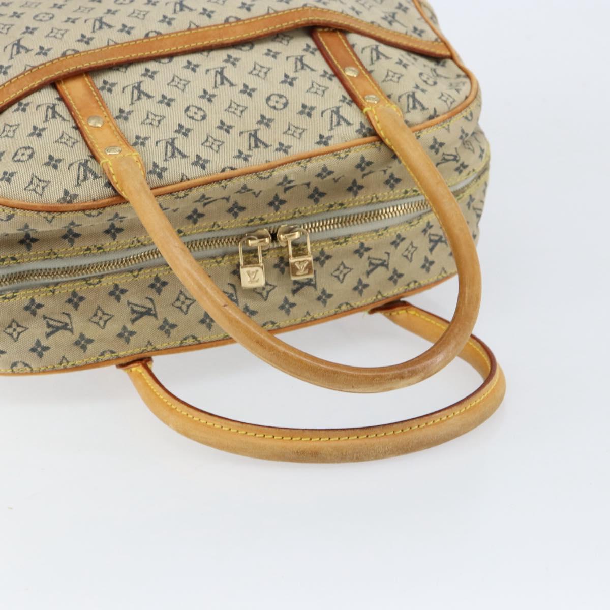 LOUIS VUITTON Monogram Mini Marie Hand Bag Blue M92003 LV Auth th6511