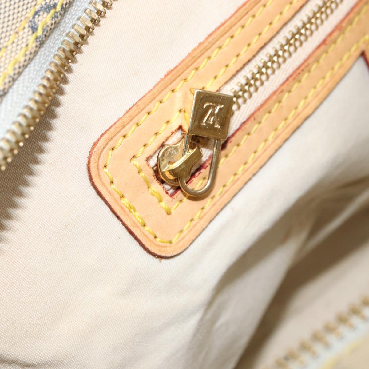 LOUIS VUITTON Monogram Mini Marie Hand Bag Blue M92003 LV Auth th6512