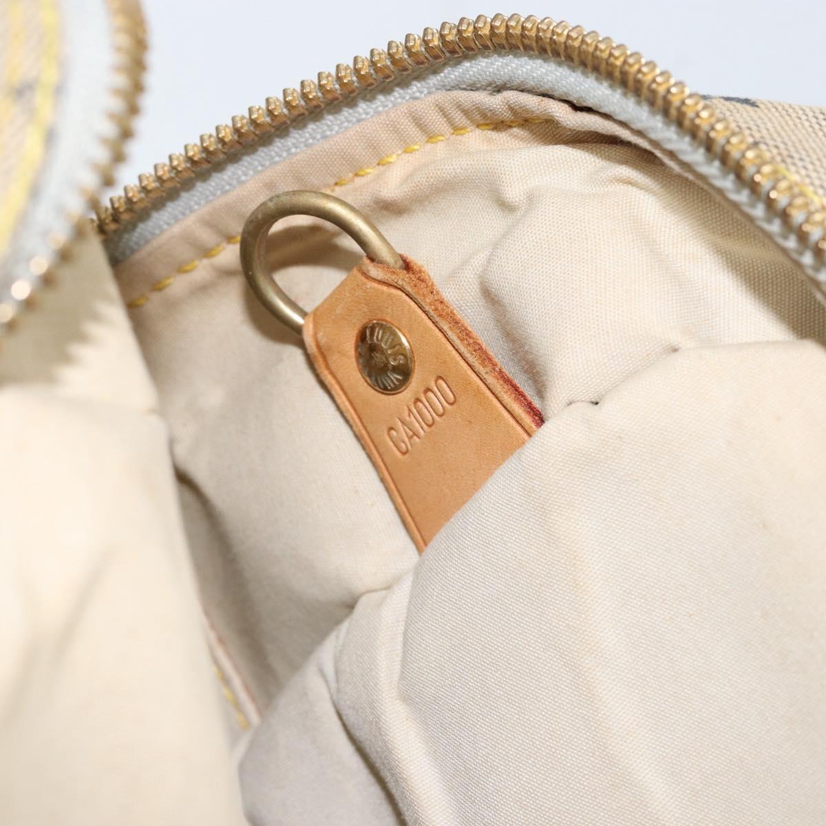 LOUIS VUITTON Monogram Mini Marie Hand Bag Blue M92003 LV Auth th6512