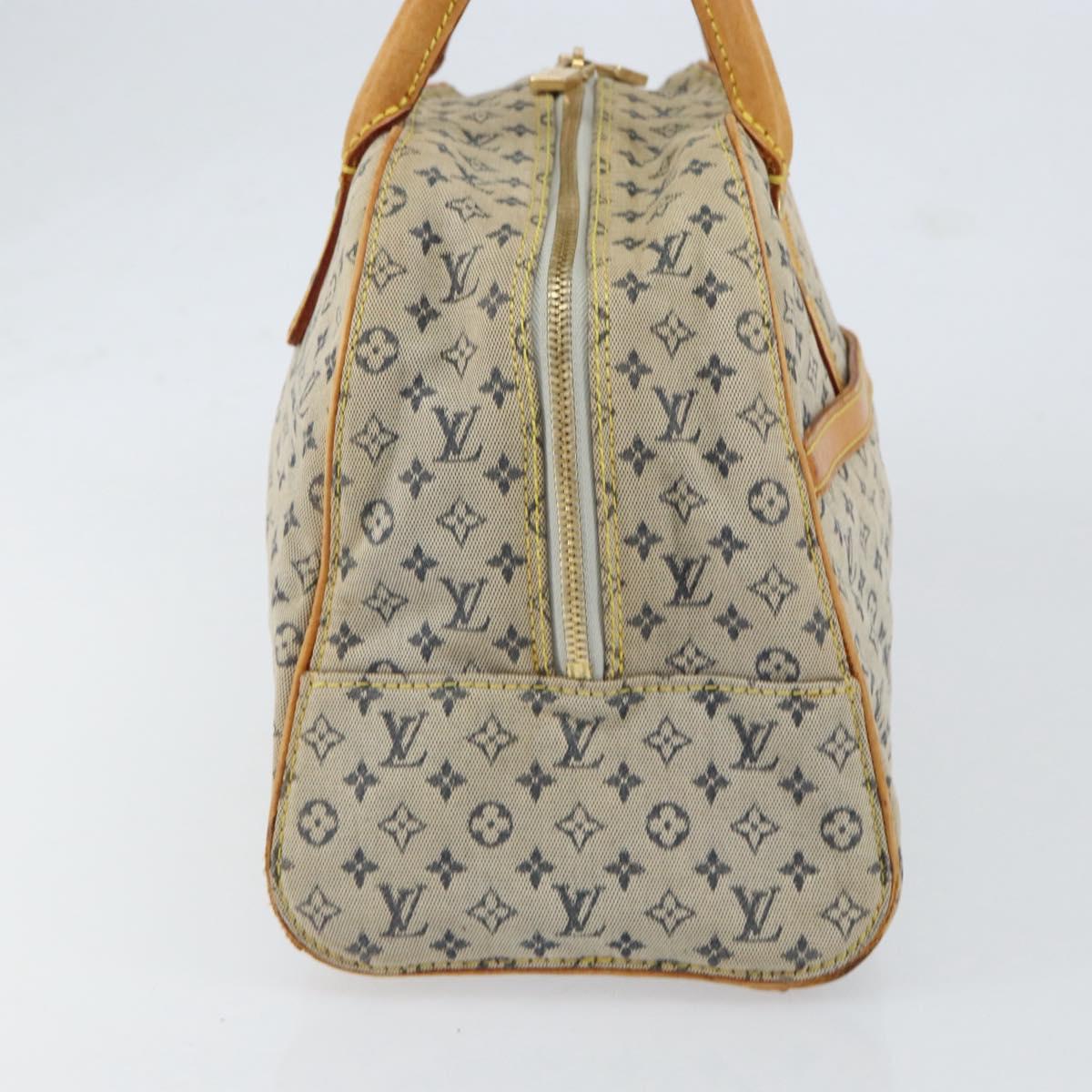 LOUIS VUITTON Monogram Mini Marie Hand Bag Blue M92003 LV Auth th6512