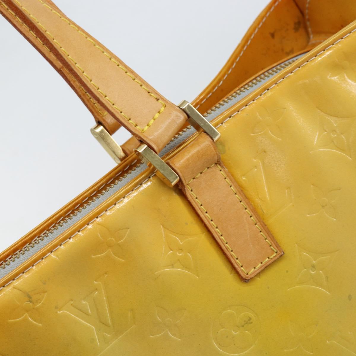 LOUIS VUITTON Monogram Vernis Columbus Tote Bag Gris M91028 LV Auth th6514