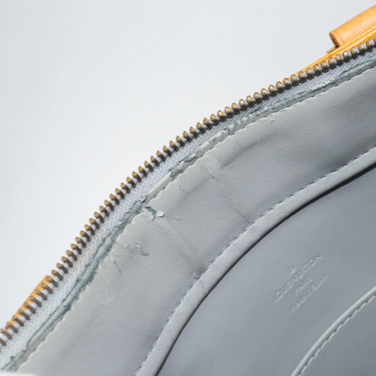 LOUIS VUITTON Monogram Vernis Columbus Tote Bag Gris M91028 LV Auth th6514