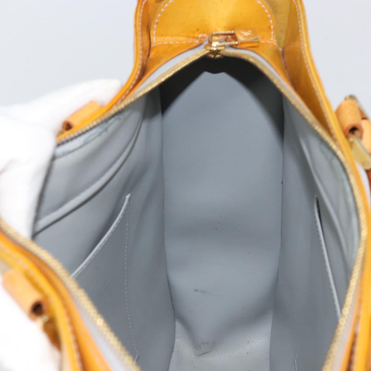 LOUIS VUITTON Monogram Vernis Columbus Tote Bag Gris M91028 LV Auth th6514