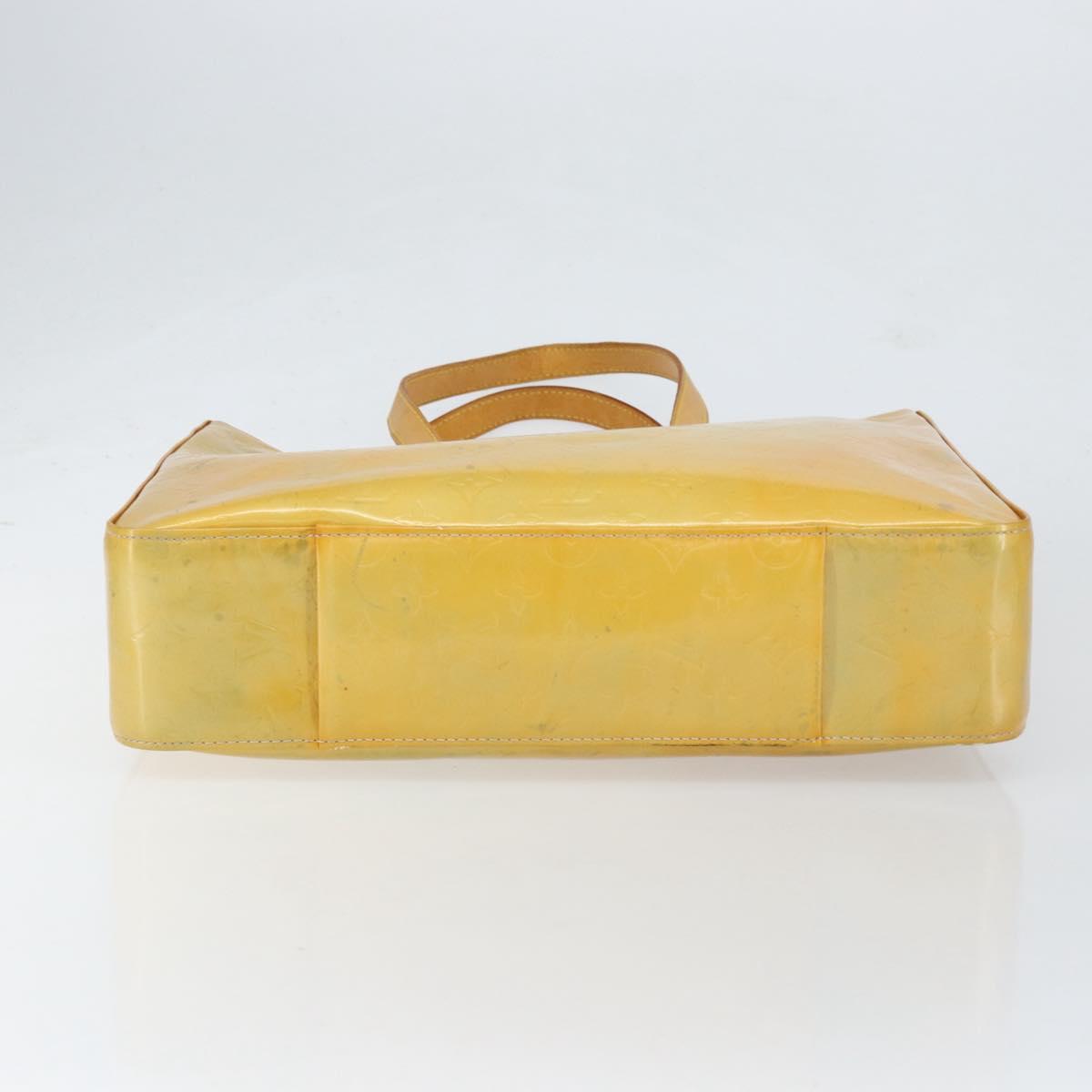 LOUIS VUITTON Monogram Vernis Columbus Tote Bag Gris M91028 LV Auth th6514