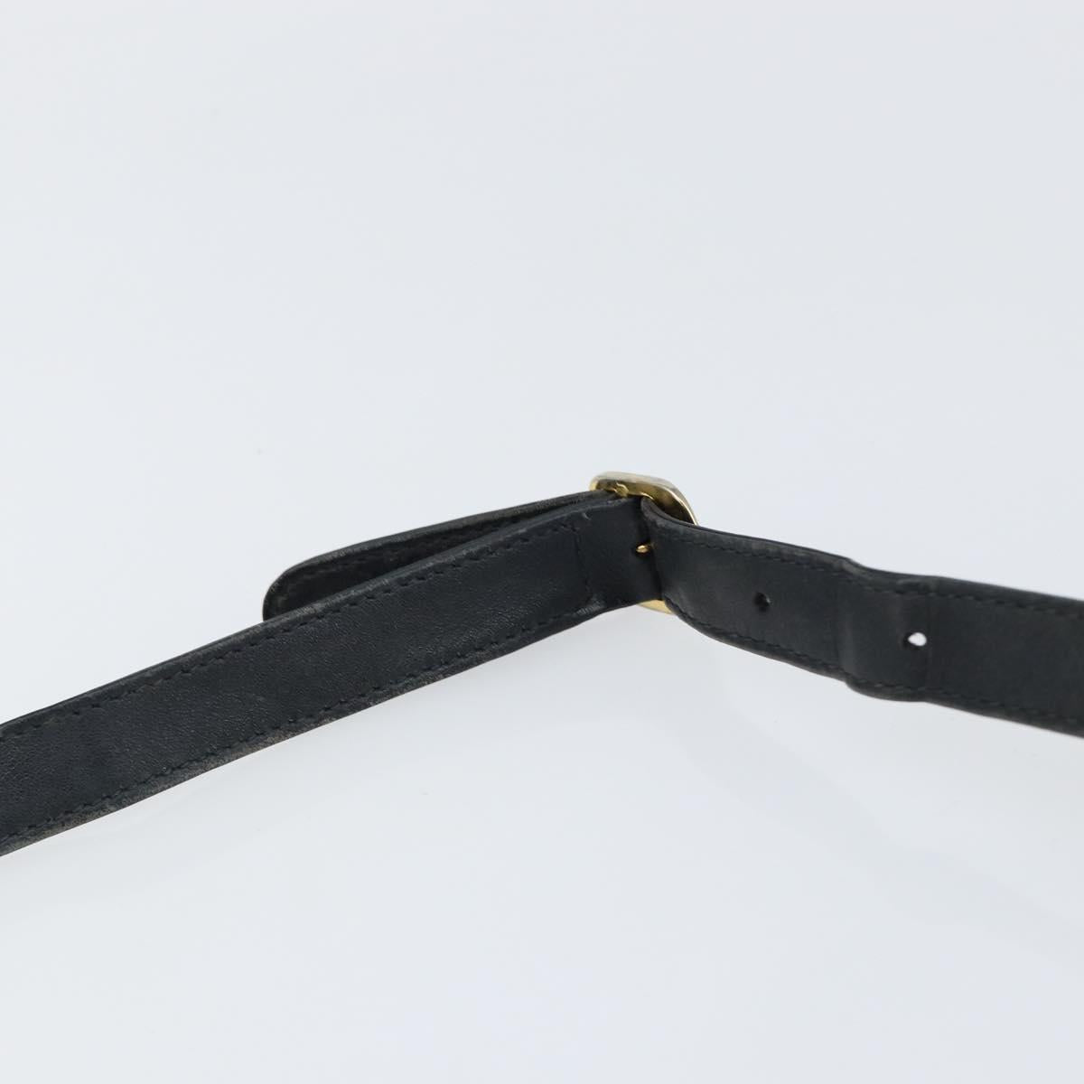 GUCCI Micro GG Supreme Shoulder Bag PVC Navy Gold 004 106 0024 Auth th6521