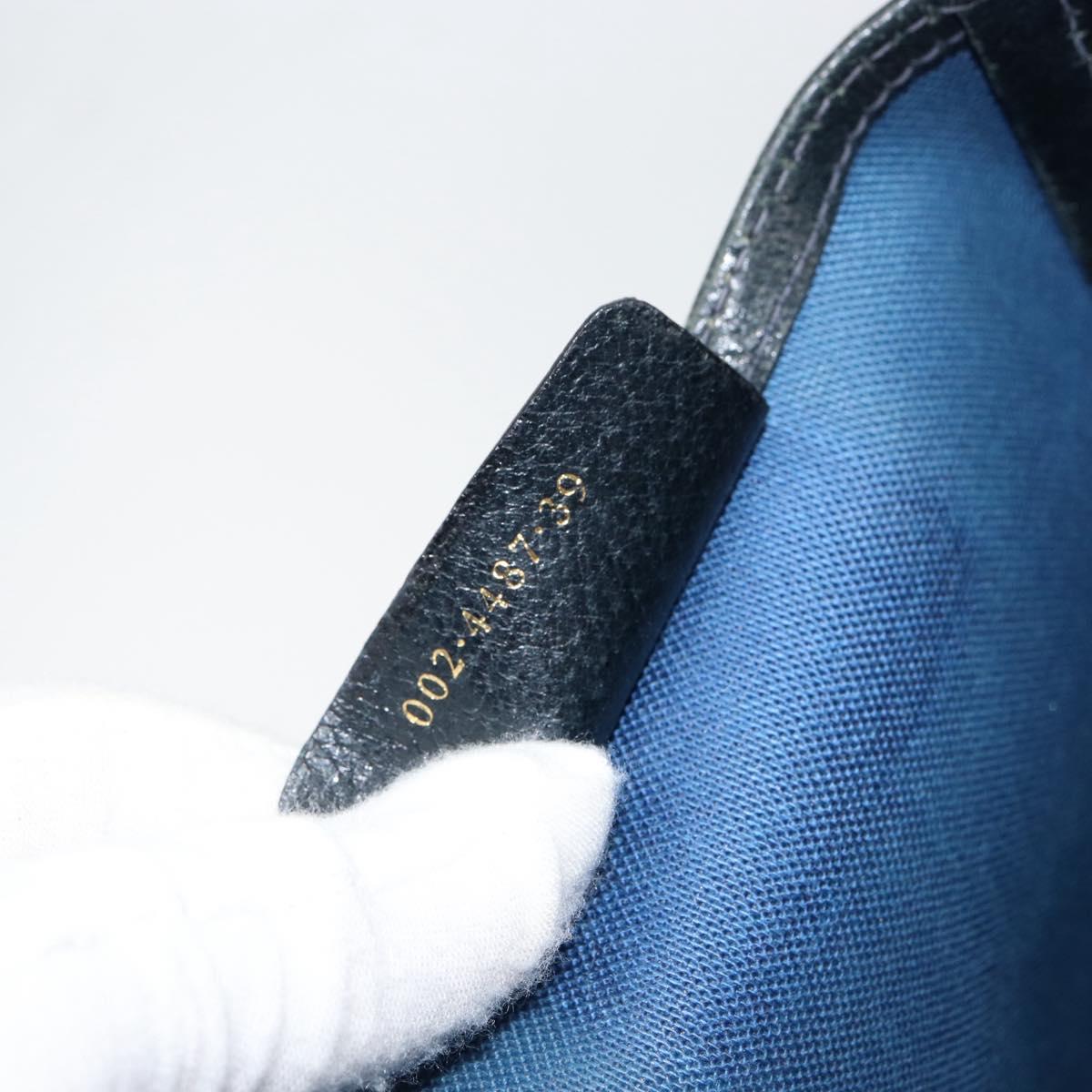 GUCCI GG Supreme Sherry Line Tote Bag PVC Navy Red 002 4487 39 Auth th6526