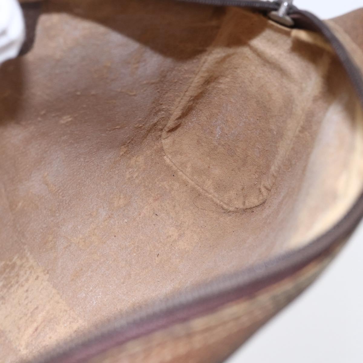 GUCCI GG Supreme Web Sherry Line Bag PVC Beige Red 40 014 3553 Auth th6527