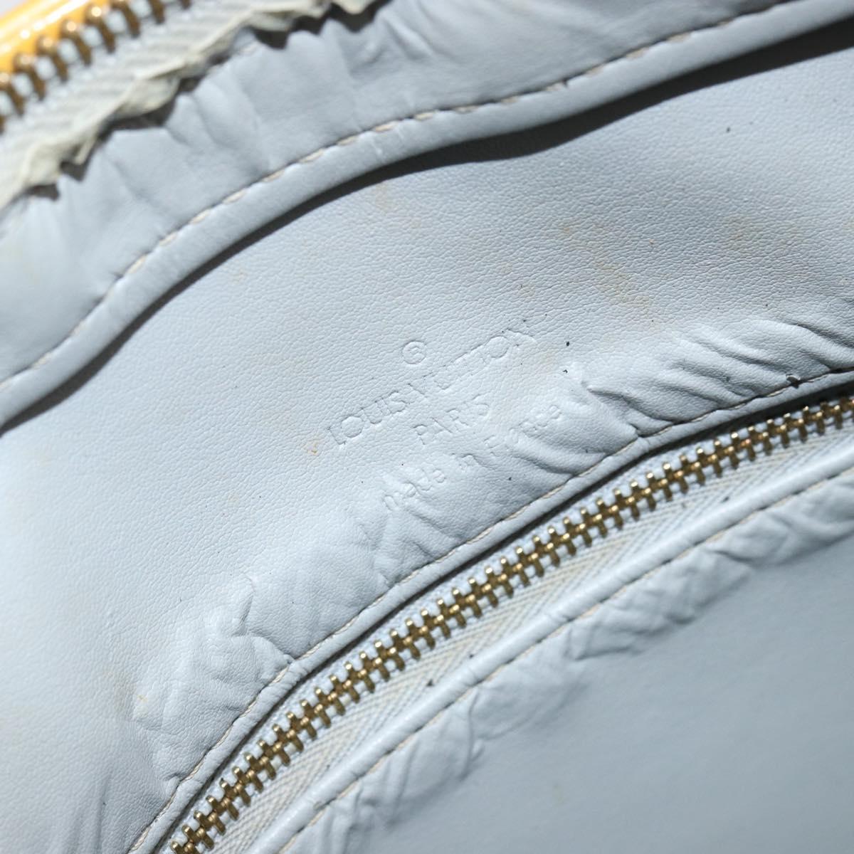 LOUIS VUITTON Monogram Vernis Houston Hand Bag Gris M91053 LV Auth th6529