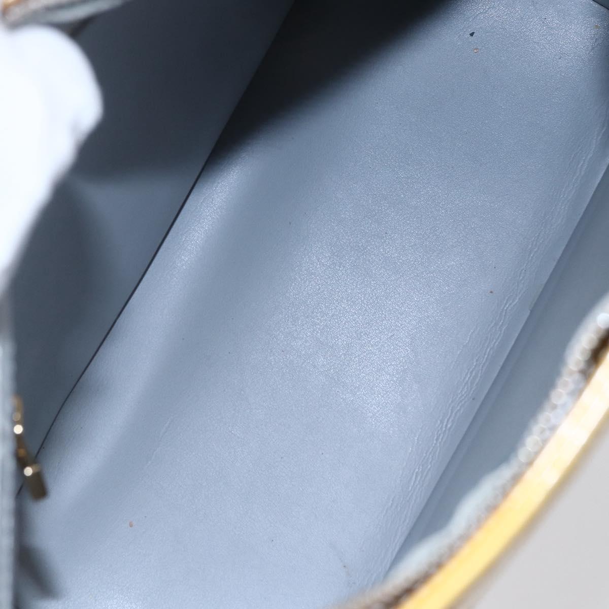 LOUIS VUITTON Monogram Vernis Houston Hand Bag Gris M91053 LV Auth th6530