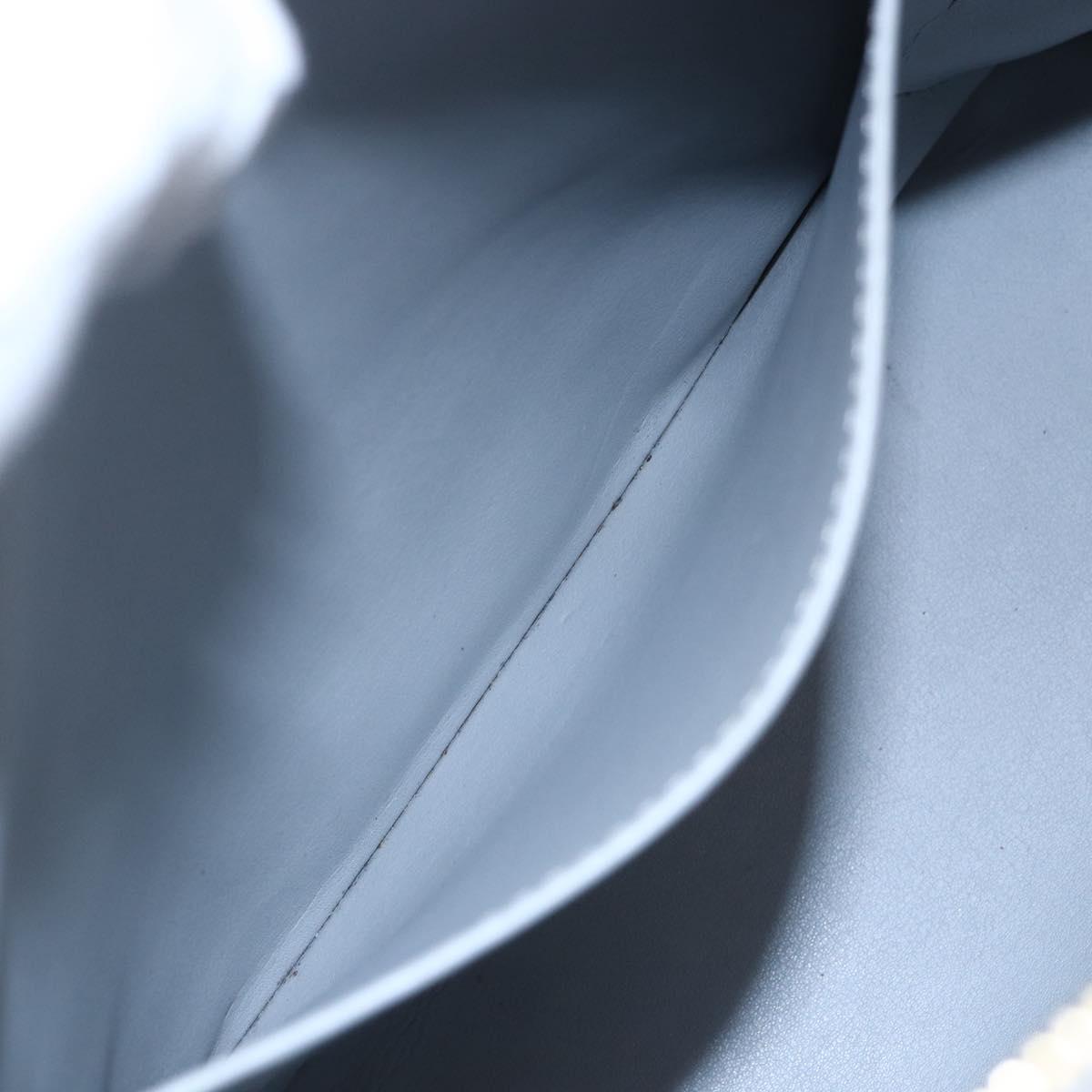 LOUIS VUITTON Monogram Vernis Houston Hand Bag Gris M91053 LV Auth th6530