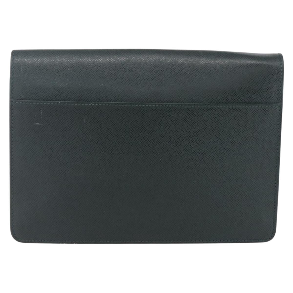 LOUIS VUITTON Taiga Pochette Kourad Clutch Bag Epicea M30194 LV Auth th6532