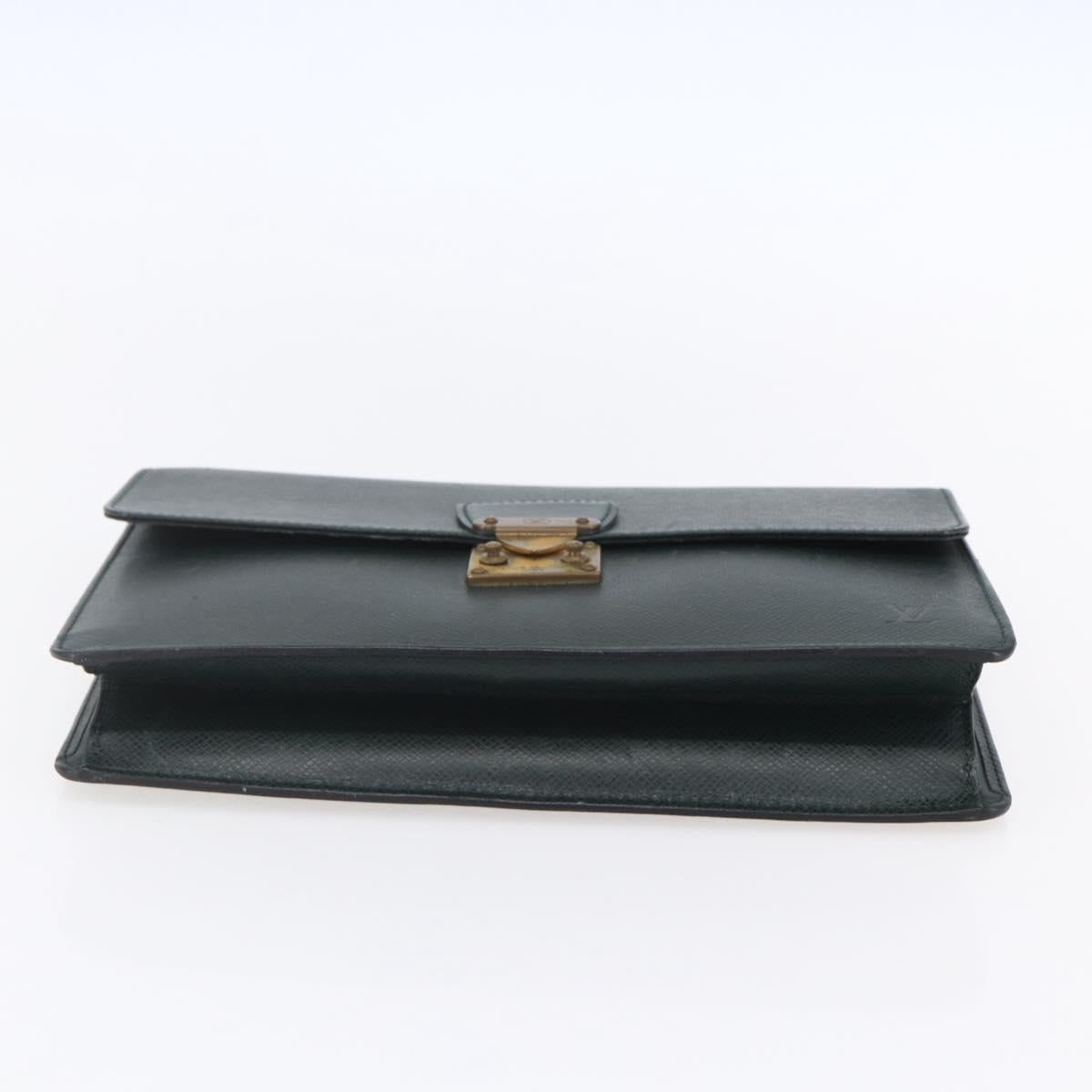 LOUIS VUITTON Taiga Pochette Kourad Clutch Bag Epicea M30194 LV Auth th6532