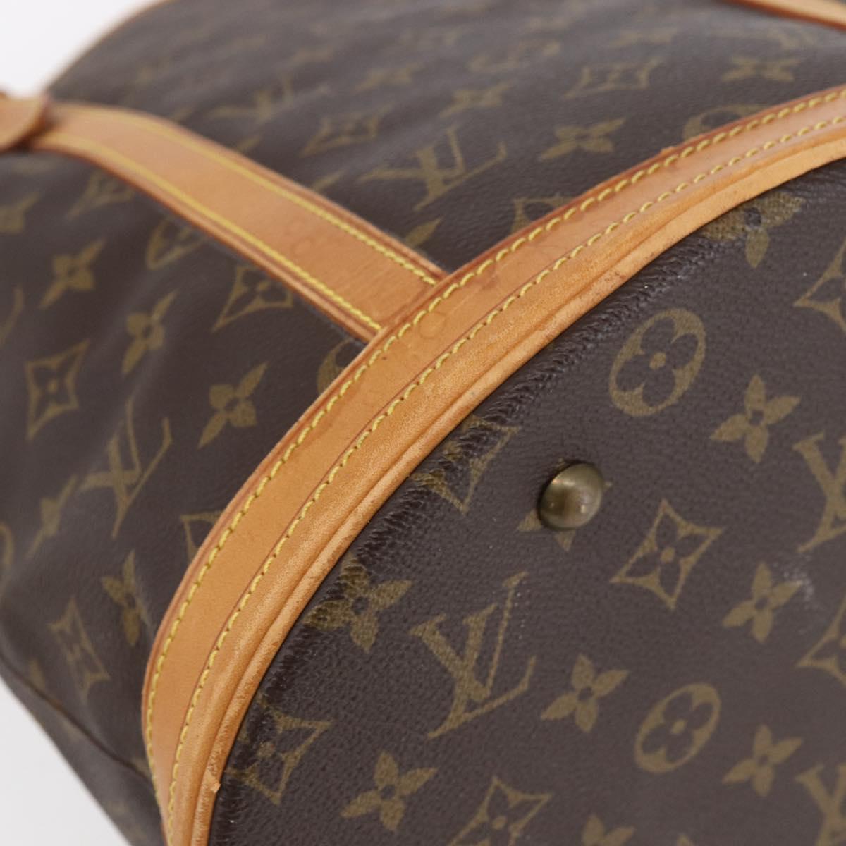 LOUIS VUITTON Monogram Bucket GM Shoulder Bag M42236 LV Auth th6535