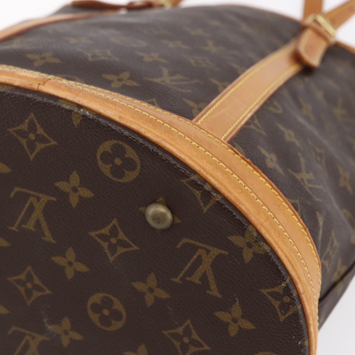 LOUIS VUITTON Monogram Bucket GM Shoulder Bag M42236 LV Auth th6535