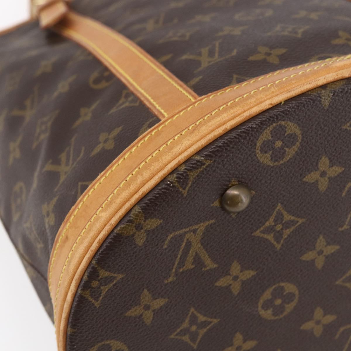 LOUIS VUITTON Monogram Bucket GM Shoulder Bag M42236 LV Auth th6535