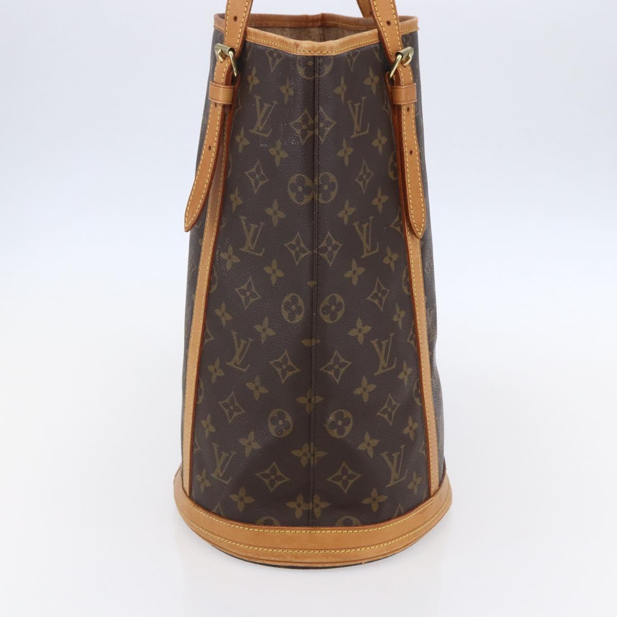 LOUIS VUITTON Monogram Bucket GM Shoulder Bag M42236 LV Auth th6535