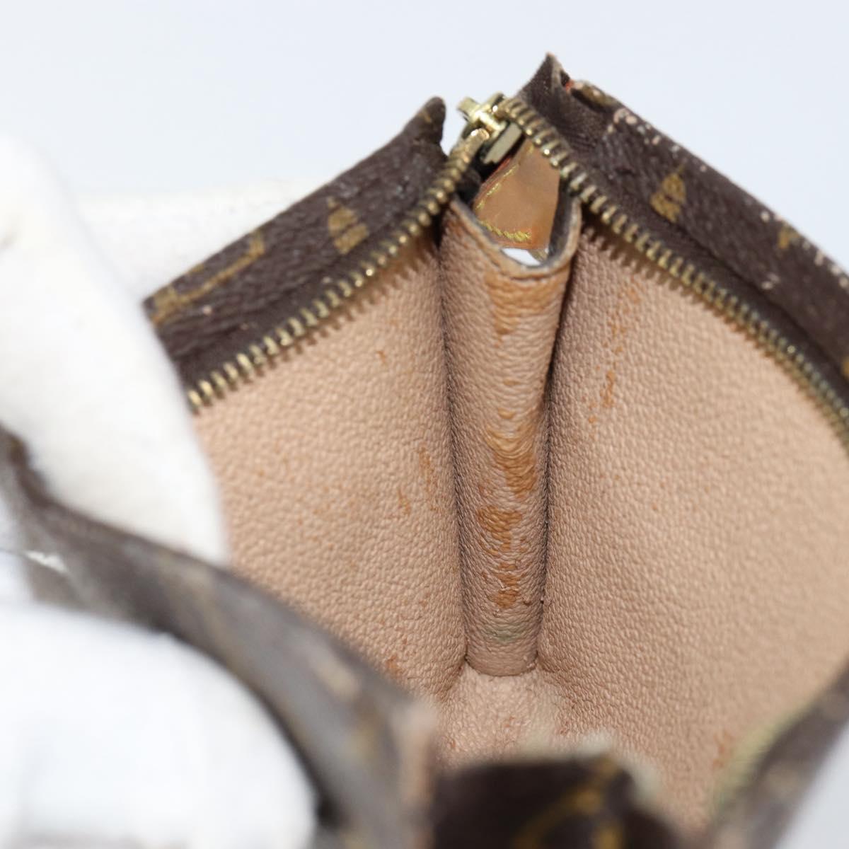 LOUIS VUITTON Monogram Bucket PM Accessory Pouch LV Auth th6536