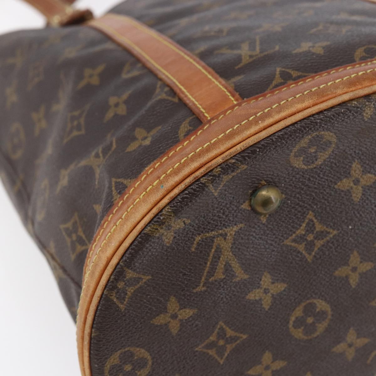LOUIS VUITTON Monogram Bucket GM Shoulder Bag M42236 LV Auth th6537