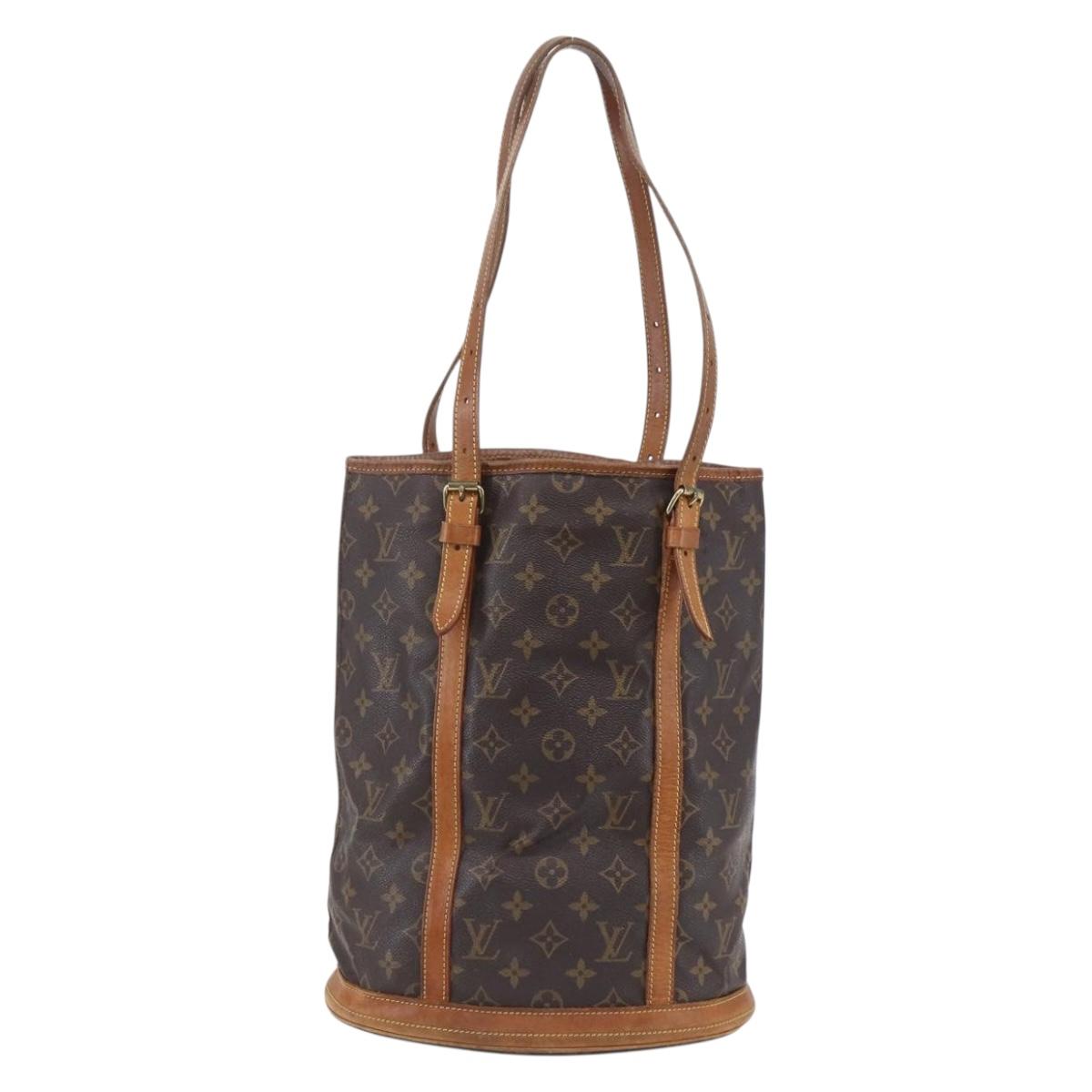 LOUIS VUITTON Monogram Bucket GM Shoulder Bag M42236 LV Auth th6537