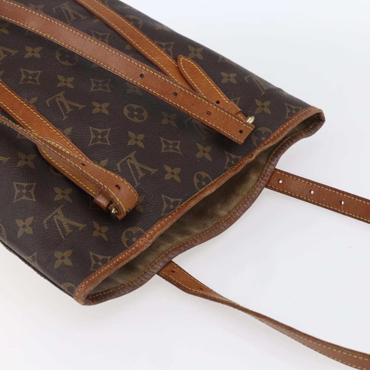 LOUIS VUITTON Monogram Bucket GM Shoulder Bag M42236 LV Auth th6537