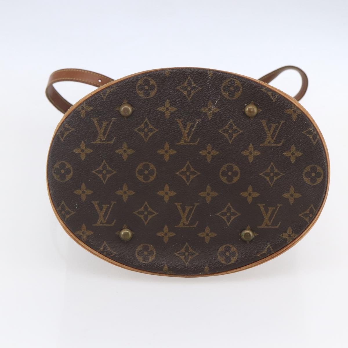 LOUIS VUITTON Monogram Bucket GM Shoulder Bag M42236 LV Auth th6537