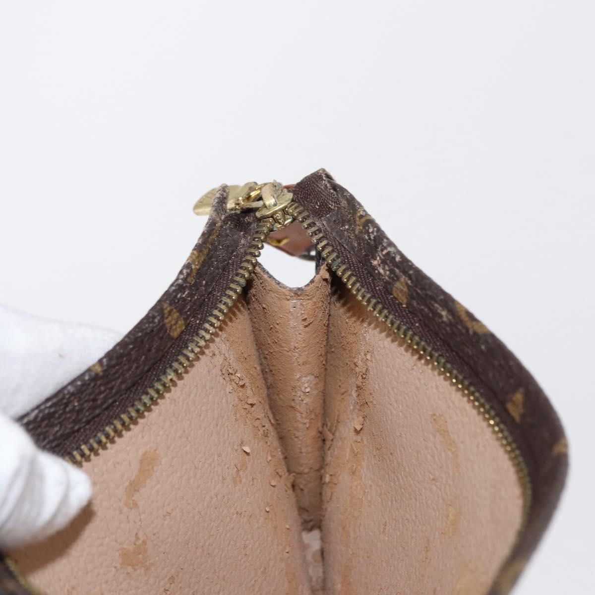 LOUIS VUITTON Monogram Bucket GM Accessory Pouch LV Auth th6538