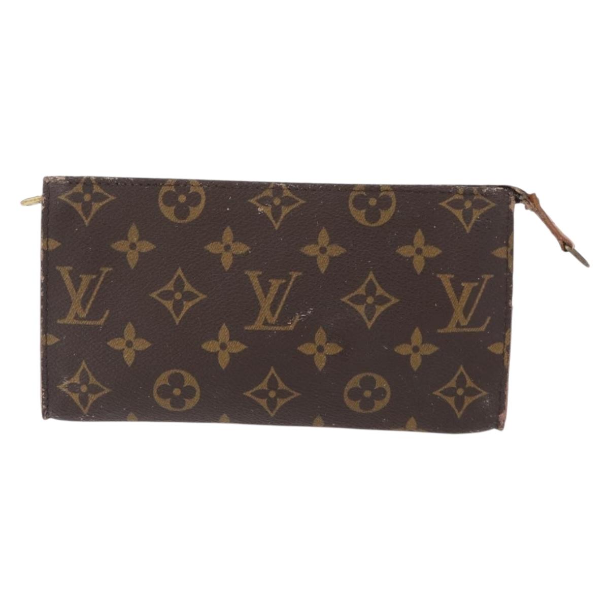 LOUIS VUITTON Monogram Bucket GM Accessory Pouch LV Auth th6538