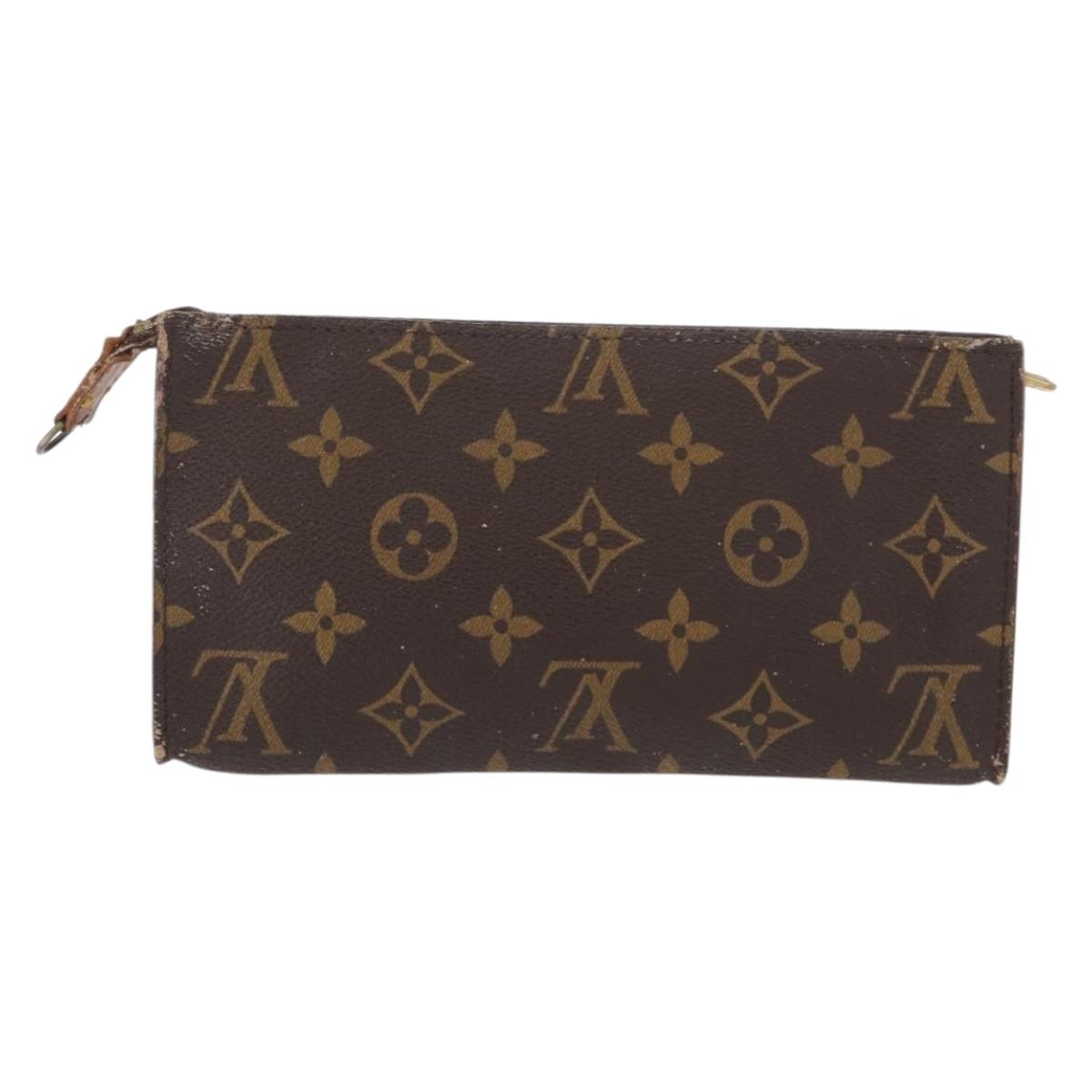 LOUIS VUITTON Monogram Bucket GM Accessory Pouch LV Auth th6538