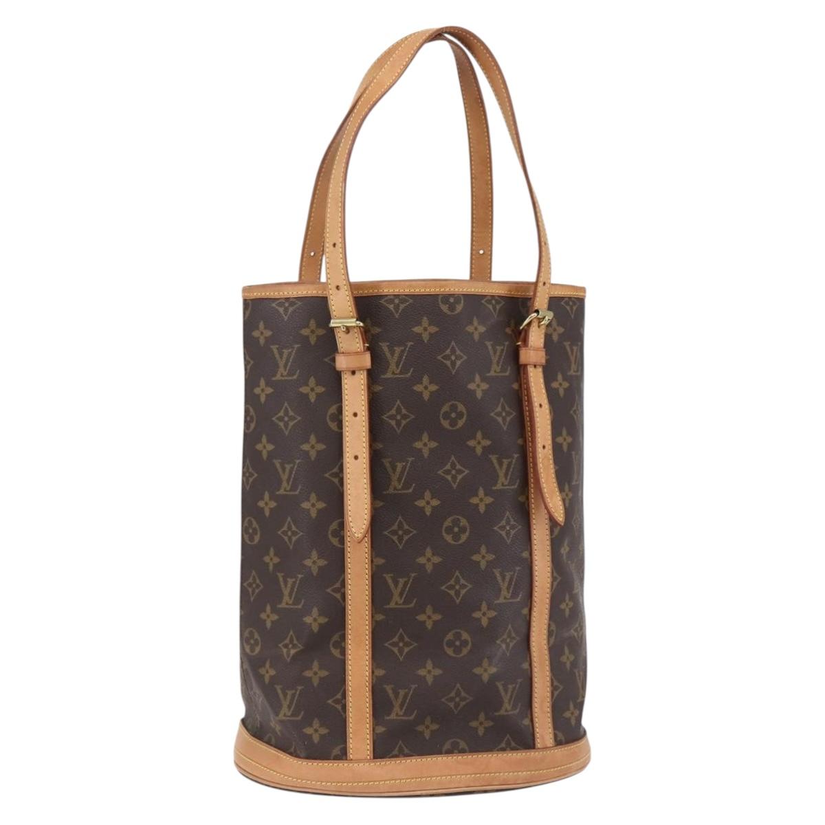 LOUIS VUITTON Monogram Bucket GM Shoulder Bag M42236 LV Auth th6539