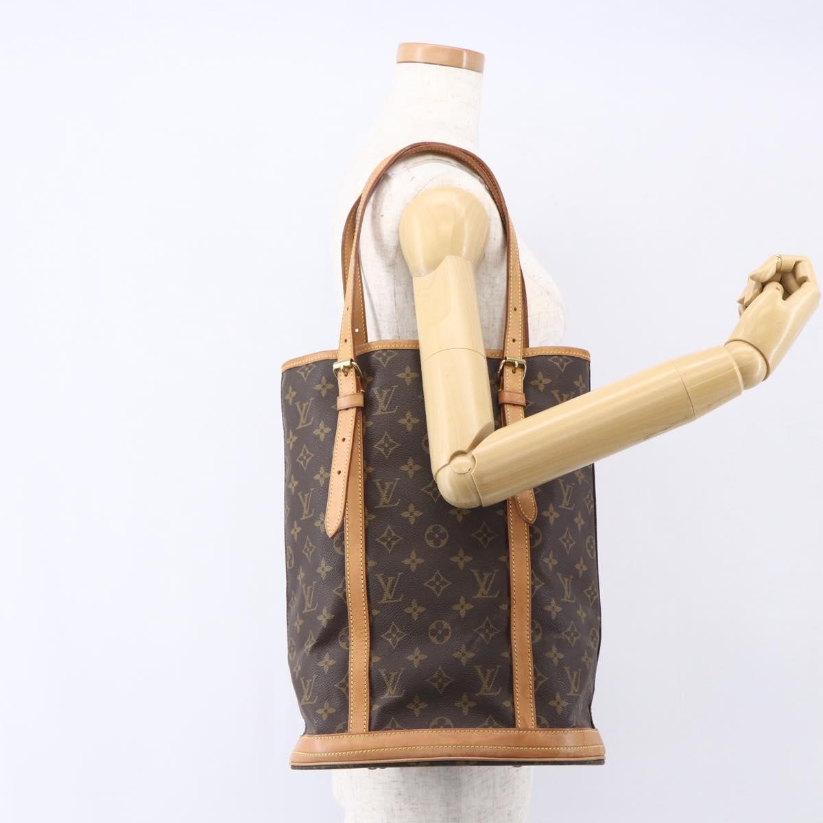 LOUIS VUITTON Monogram Bucket GM Shoulder Bag M42236 LV Auth th6539