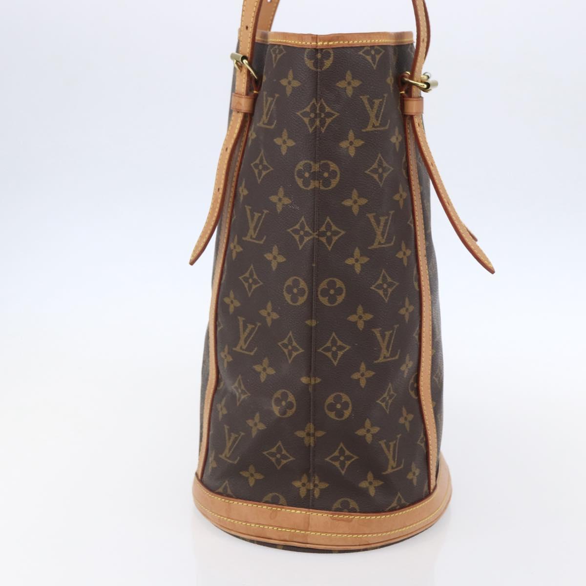 LOUIS VUITTON Monogram Bucket GM Shoulder Bag M42236 LV Auth th6539