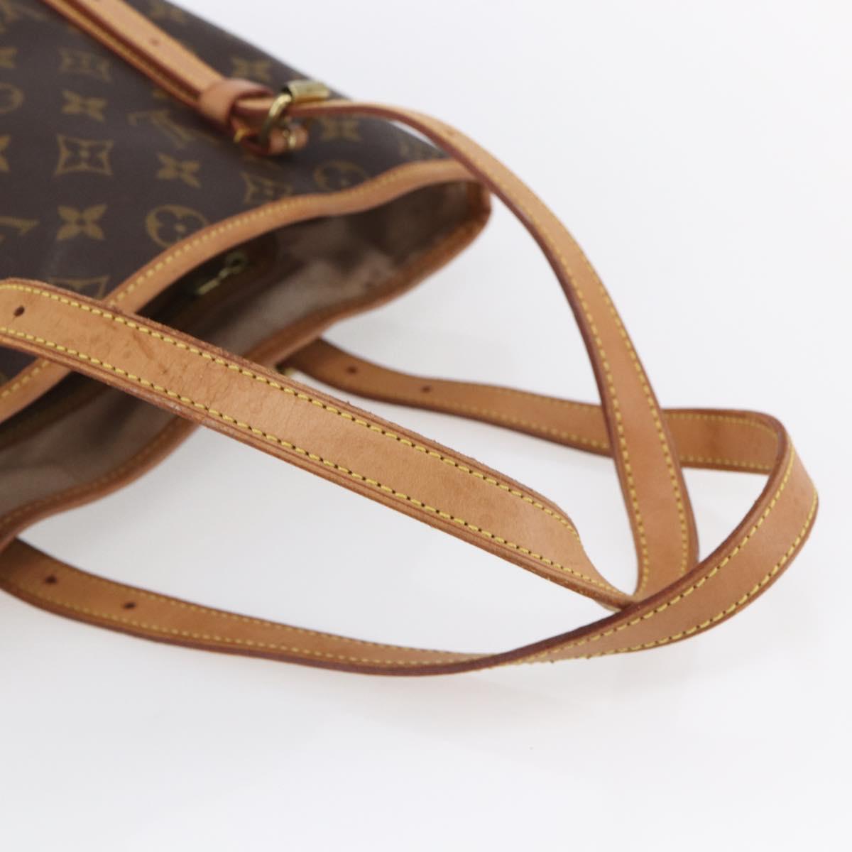 LOUIS VUITTON Monogram Bucket GM Shoulder Bag M42236 LV Auth th6539