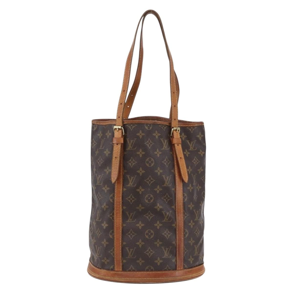 LOUIS VUITTON Monogram Bucket PM Shoulder Bag M42238 LV Auth th6541