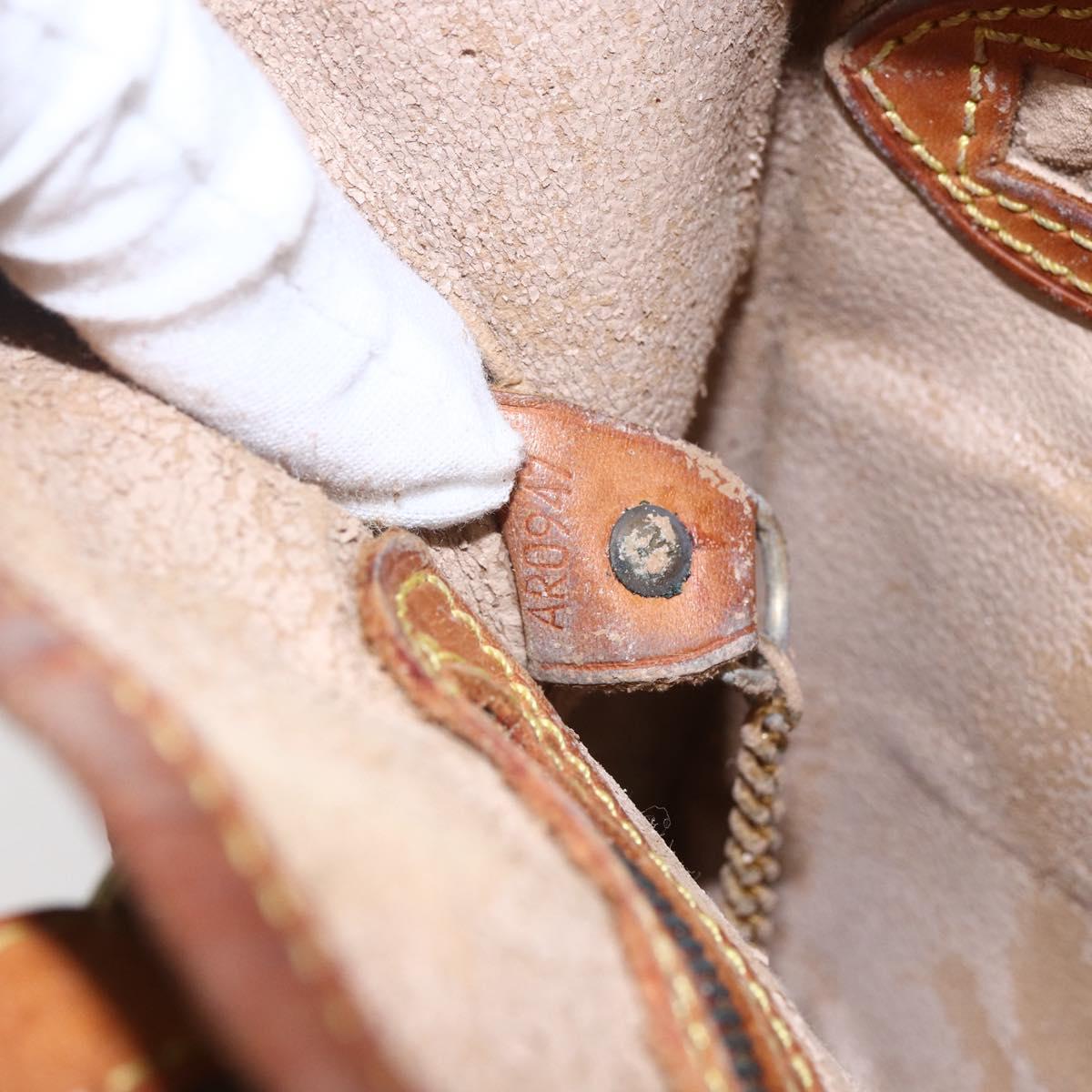 LOUIS VUITTON Monogram Bucket PM Shoulder Bag M42238 LV Auth th6541