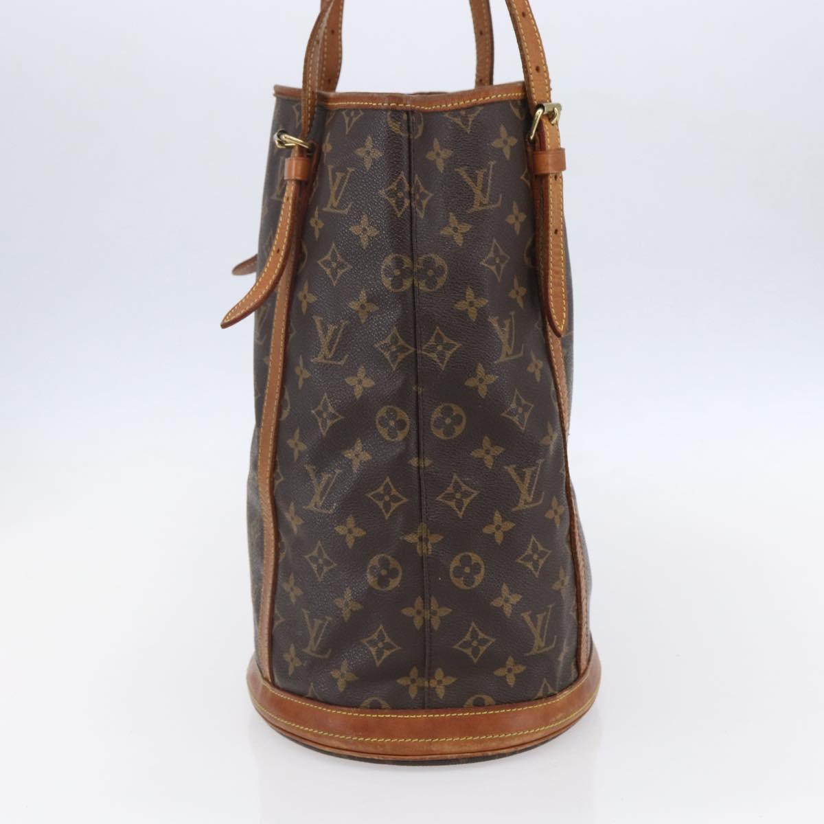 LOUIS VUITTON Monogram Bucket PM Shoulder Bag M42238 LV Auth th6541