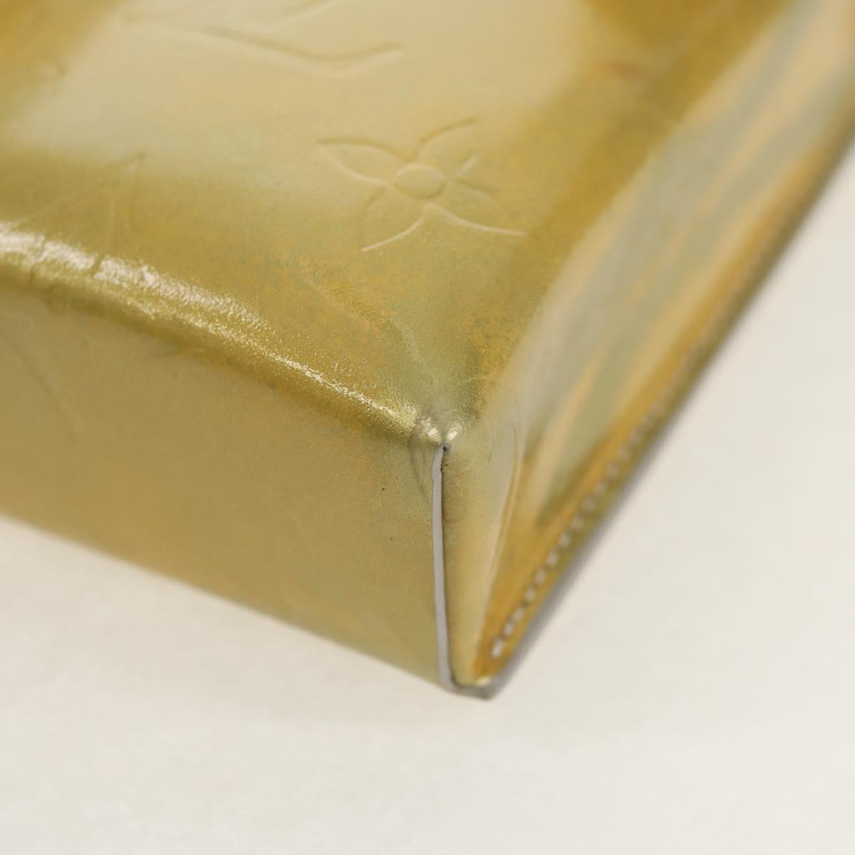 LOUIS VUITTON Monogram Vernis Walker Wallet Gris M91031 LV Auth th6542