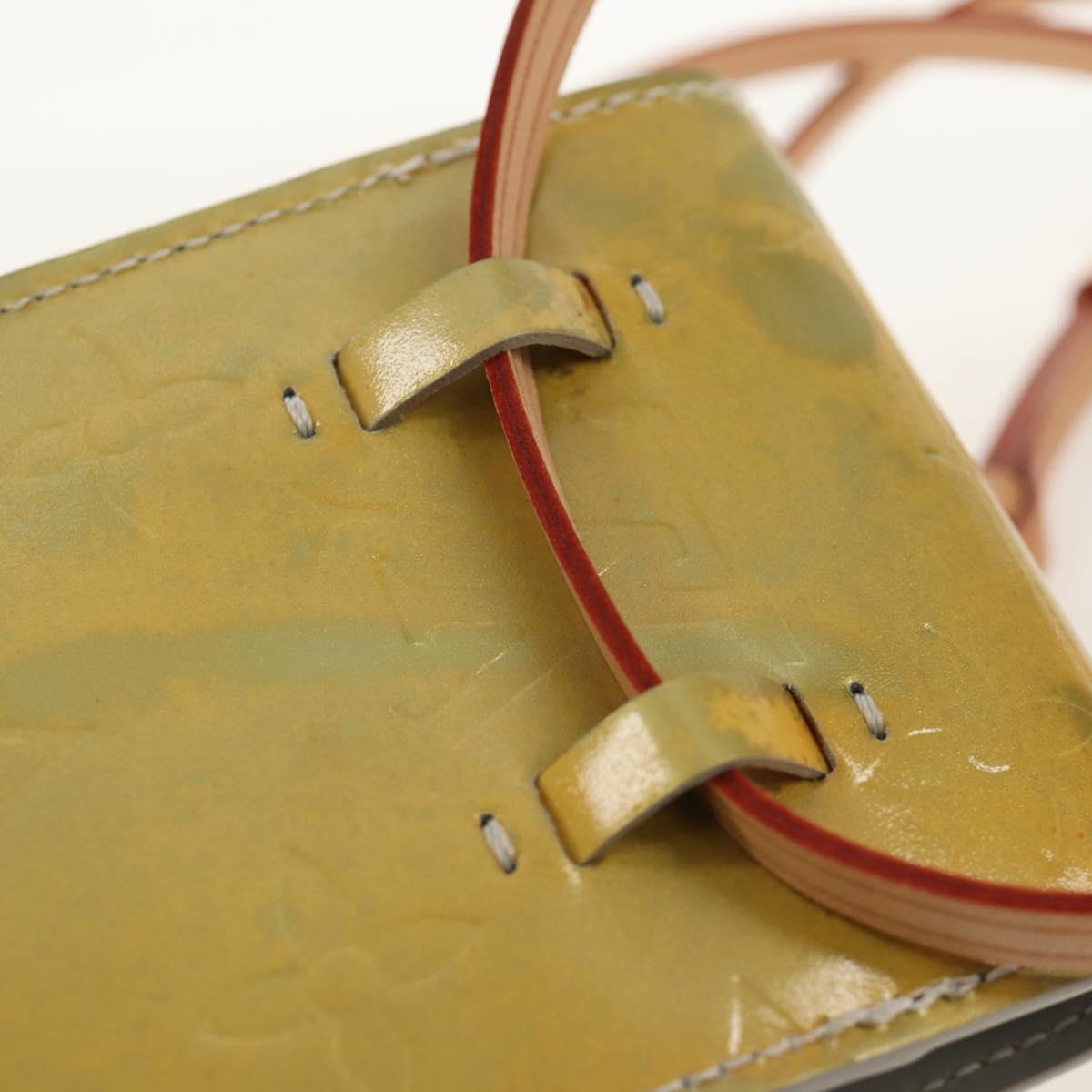 LOUIS VUITTON Monogram Vernis Walker Wallet Gris M91031 LV Auth th6542