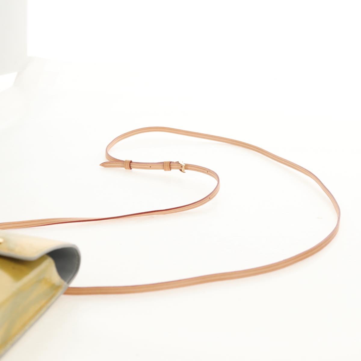 LOUIS VUITTON Monogram Vernis Walker Wallet Gris M91031 LV Auth th6542