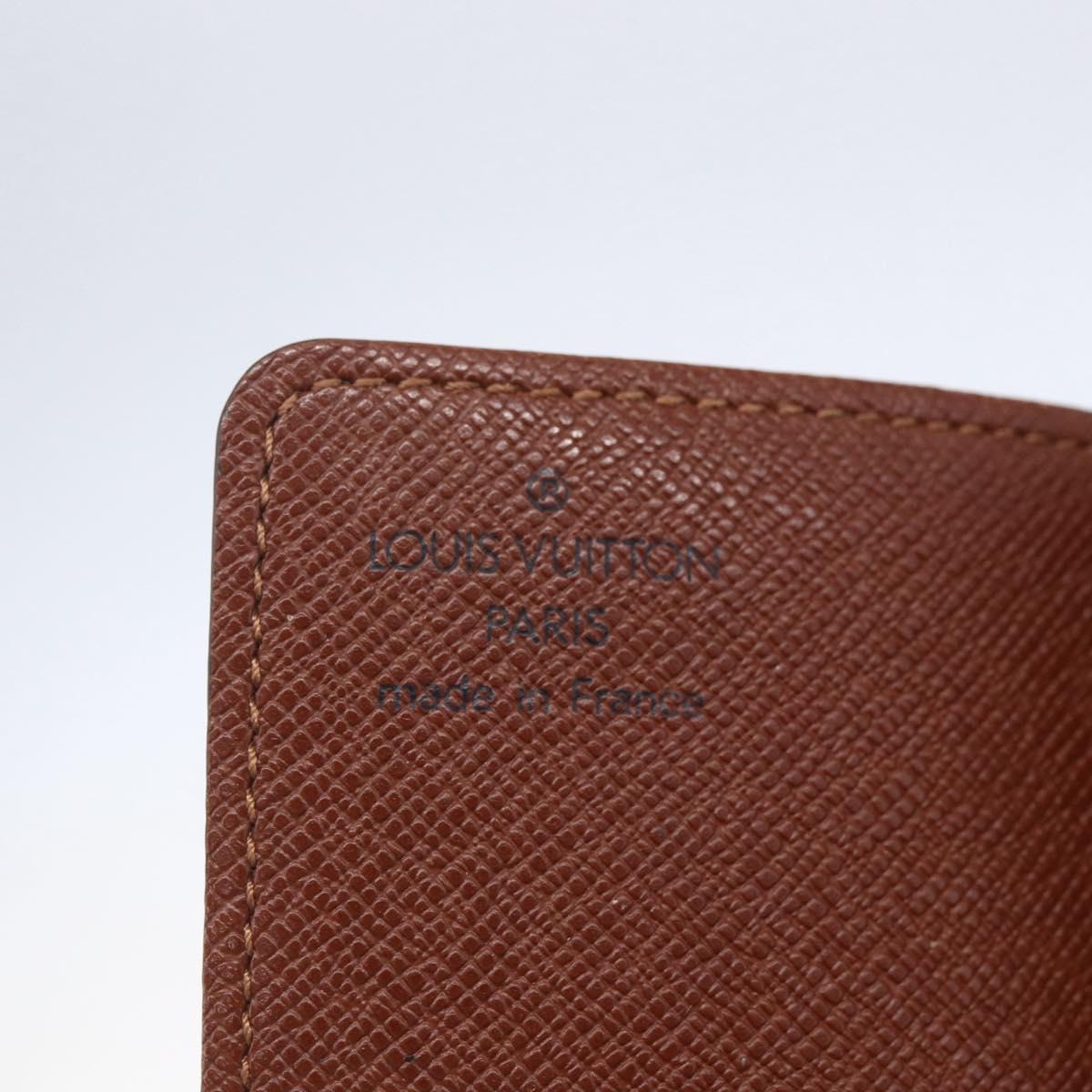 LOUIS VUITTON Monogram Porto Cartes Crdit Pression Card Case M60937 Auth th6543