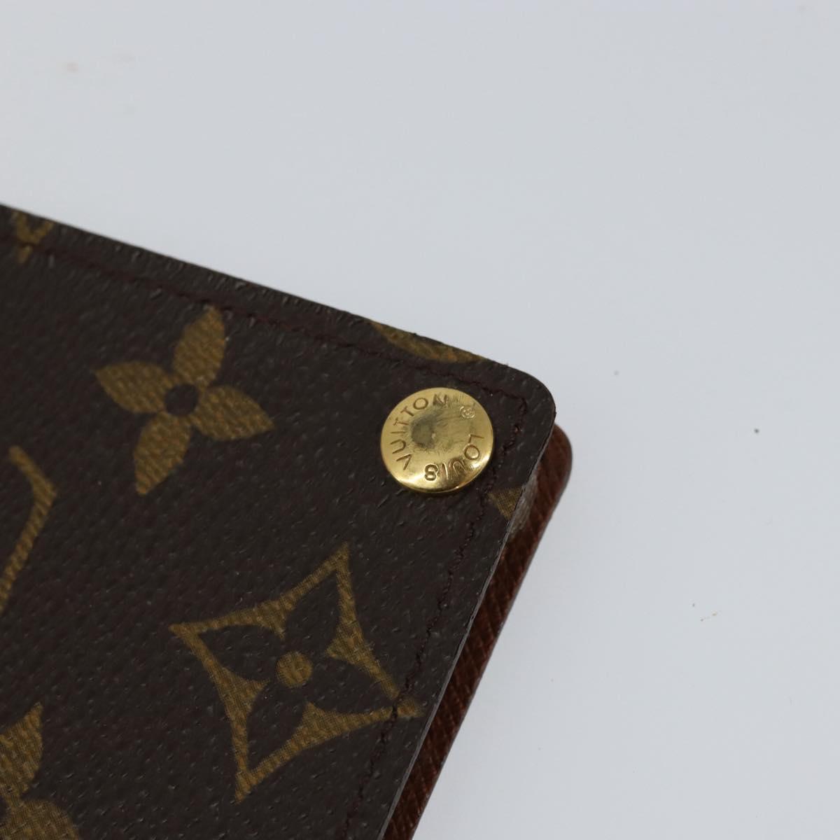 LOUIS VUITTON Monogram Porto Cartes Crdit Pression Card Case M60937 Auth th6544