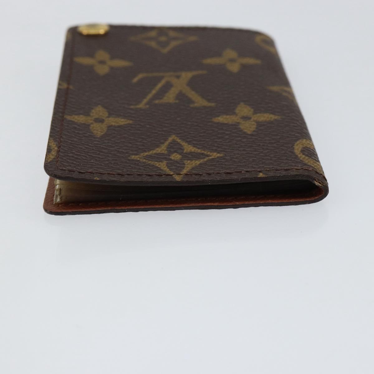 LOUIS VUITTON Monogram Porto Cartes Crdit Pression Card Case M60937 Auth th6544