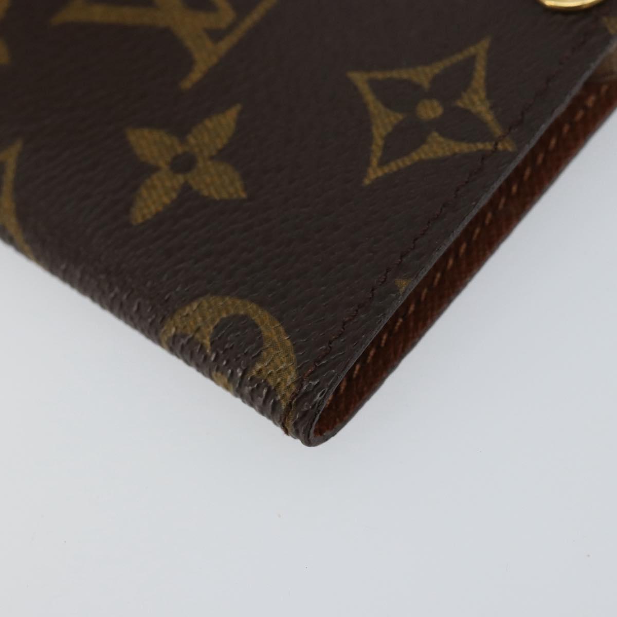 LOUIS VUITTON Monogram Porto Cartes Crdit Pression Card Case M60937 Auth th6544