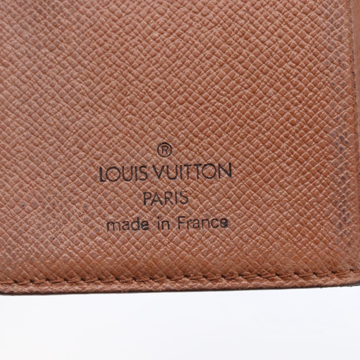 LOUIS VUITTON Monogram Agenda Mini Day Planner Cover R20007 LV Auth th6546