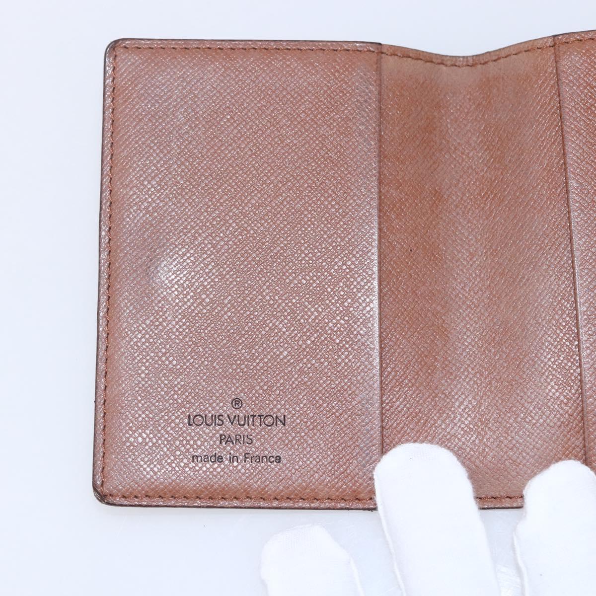 LOUIS VUITTON Monogram Agenda Mini Day Planner Cover R20007 LV Auth th6546