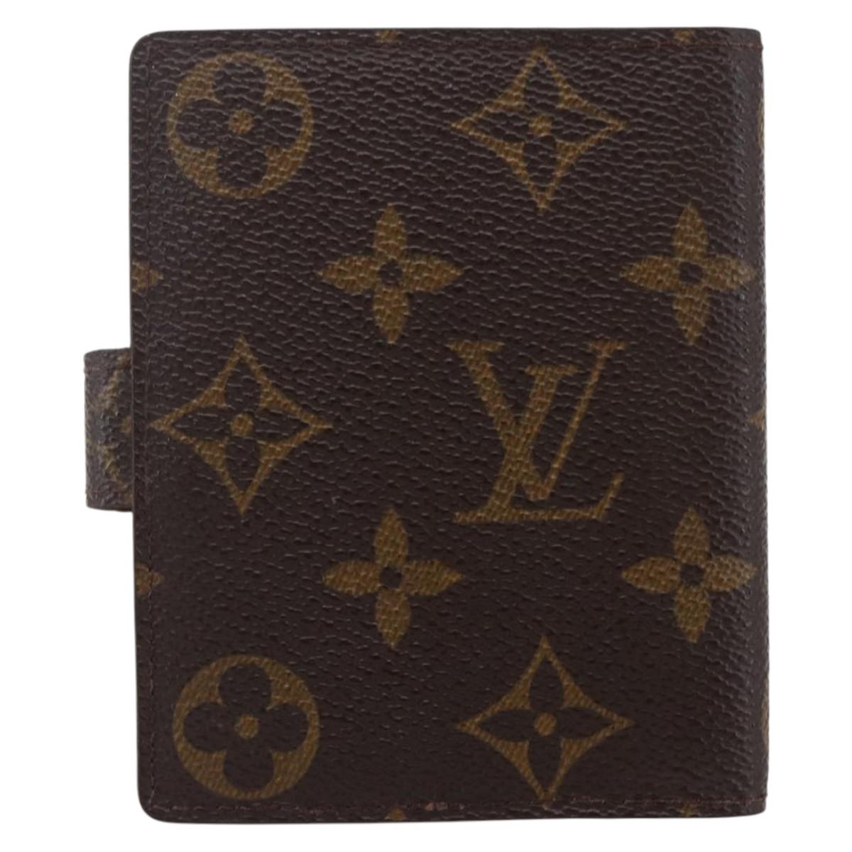 LOUIS VUITTON Monogram Agenda Mini Day Planner Cover R20007 LV Auth th6546